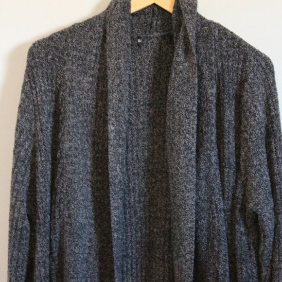 Barefoot Dreams CozyChic Lite Montecito Cardigan 494 Heathered Gray 2X/3X H11948 - Picture 9 of 10